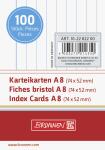BRUNNEN Karteikarte A8 liniert weiss 100 Stück...