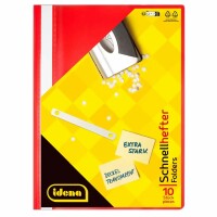 Idena 307060 - Schnellhefter A4 - PP - rot