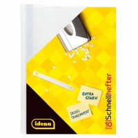 Idena 307068 - Schnellhefter A4 - PP - weiß