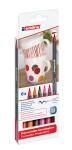 Edding Porzellanpinselstift 4200 6er-Set warm colours