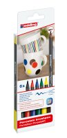 Edding Porzellanpinselstift 4200 6er-Set family colours