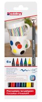 Edding Porzellanpinselstift 4200 6er-Set family colours