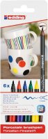 Edding Porzellanpinselstift 4200 6er-Set family colours