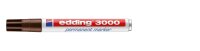 Edding Permanentmarker 3000 dunkelbraun