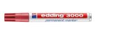 Edding Permanentmarker 3000 karminrot