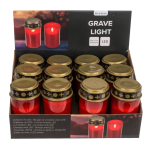 OOTB Grablicht mit LED125 x 7 cm rot