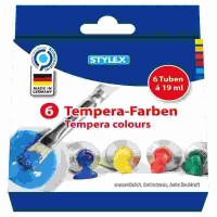 Temperafarben 19ml 6er