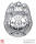 Polizeiabzeichen Silber