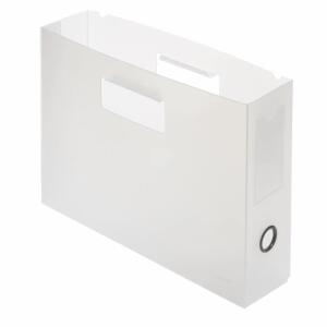 FSY PP-Hängemappen-Trog A4, Greifloch, Rückenschildtasche, farblos transluzent, 1 Stück