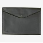 FSY Sichttasche, A4, Druckknopf, opak, schwarz, 1 Stück