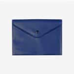FSY Sichttasche, A5, Druckknopf, opak, blau, 1 Stück
