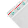 FSY Druckverschlussbeutel 220 x 150 mm, transparent, Druckverschluss, 1 Stück