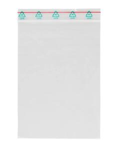 FSY Druckverschlussbeutel 170 x 120 mm, transparent, Druckverschluss, 1 Stück