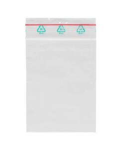 FSY Druckverschlussbeutel 80 x 60 mm, transparent, Druckverschluss, 1 Stück