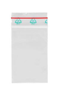 FSY Druckverschlussbeutel 60 x 40 mm, transparent, Druckverschluss, 1 Stück