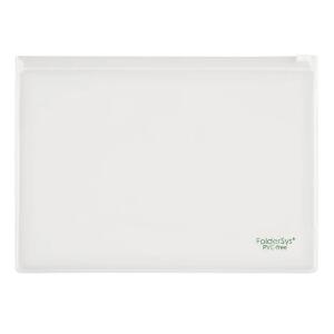 FSY Klarsicht-Sammelbeutel 180x255 mm, mit Plastik-Zip, EVA, Zipp transparent, 1 Stück