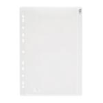 FSY Sammelhülle A4 aus EVA mit Zip, Filofax-Lochung,...