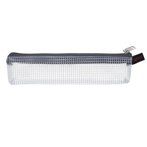 FSY Mini-Reißverschluss-Beutel 170 x 40 mm, Textil-Reißverschluss grau