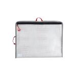 Bungee-Bag A4, 2 Halteschlaufen, Bordierband, RV mit...