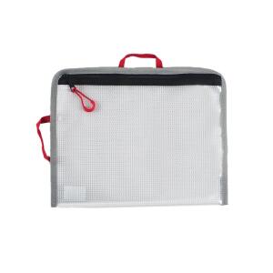 FSY Bungee-Bag PVC-frei A5, 2 Halteschlaufen, Bordierband, RV mit Nylonkordel, 1 Stück