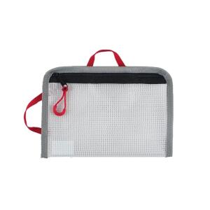 FSY Bungee-Bag PVC-frei A6, 2 Halteschlaufen, Bordierband, RV mit Nylonkordel, 1 Stück