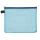 FSY PVC-freier Reißverschluss-Beutel A5, mit Zip blau, Folie blau transparent, 1 Stück