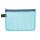 FSY PVC-freier Reißverschluss-Beutel A6, mit Zip blau, Folie blau transparent, 1 Stück