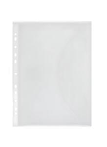 Sichttasche light mit Abheftrand, A4 quer, Steckverschluss, farblos
