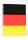 ADINA Premium Collegeblock "Deutschlandfahne" A4 lin 80 Blatt 90g/qm
