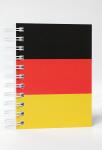 ADINA Premium Collegeblock Kollegblock "Deutschlandfahne"
