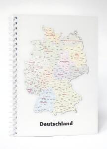 ADINA Premium Collegeblock "Deutschland" A4 liniert 80 Blatt 90g/qm