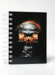 ADINA Premium Collegeblock "Totenkopf" A6 kariert 80 Blatt 80g/qm