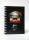 ADINA Premium Collegeblock "Totenkopf" A6 kariert 80 Blatt 80g/qm