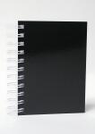 ADINA Premium Collegeblock schwarz A6 kariert 80 Blatt 80g/qm