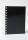 ADINA Premium Collegeblock schwarz A6 kariert 80 Blatt 80g/qm