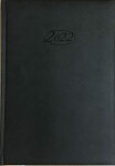 2022 Stylex  Buchkalender A5 FSC-Mix  Balacron schwarz...