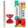 Schildkröt Diabolo Set  rot, mit 2 Stäben, Schnur und Spielanleitung, aus elastischem,, roten Polyethylen, Durchmesser: 10 cm, Breite: 11 cm,, mit Metallnabe MTS Sportartike