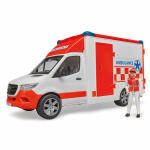 Bruder MB Sprinter  Ambulanz mit Fahrer, Licht und Sound...