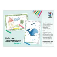 Ursus MAL-UND ZEICHENBLOCK "RAHMEN"220G.A5,18BL.