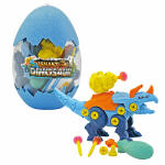 Robo-Dino im Ei  Triceratops mit Katapult, zum selber...