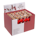 OOTB Glasfläschen mit Korkenverschluss Love