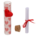 OOTB Glasfläschen mit Korkenverschluss Love
