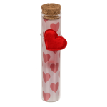 OOTB Glasfläschen mit Korkenverschluss Love