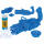 Seifenblasengewehr  blau, inklusive 60ml, 3x AA Batterien benötigt OUT OF THE BLUE