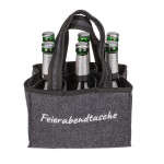 OOTB Flaschentasche aus Filz mit 6 Fächern