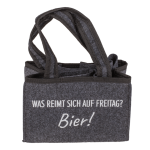 OOTB Flaschentasche aus Filz mit 6 Fächern