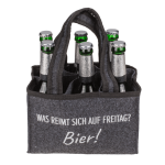 OOTB Flaschentasche aus Filz mit 6 Fächern