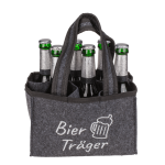 OOTB Flaschentasche aus Filz mit 6 Fächern