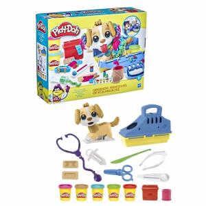 Play-Doh Tierarzt  5 klassische Farben, sowie 10 Utensilien, ab 3 Jahren, Hasbro HASBRO EUROPEAN