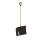 Schneeschaufel 47 ECO mit Stahlkante, schwarz, Stiellänge 12,6 cm